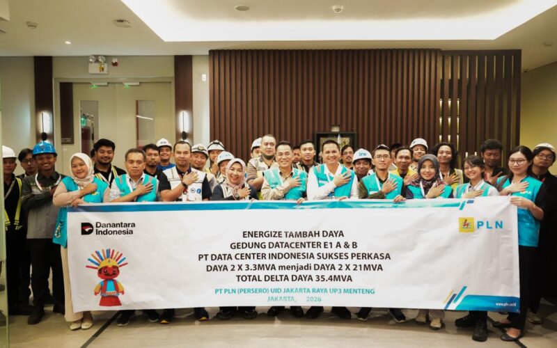 PLN Dukung Ekosistem Digital Nasional, Tingkatkan Daya Listrik Gedung Data Center hingga 21 MVA