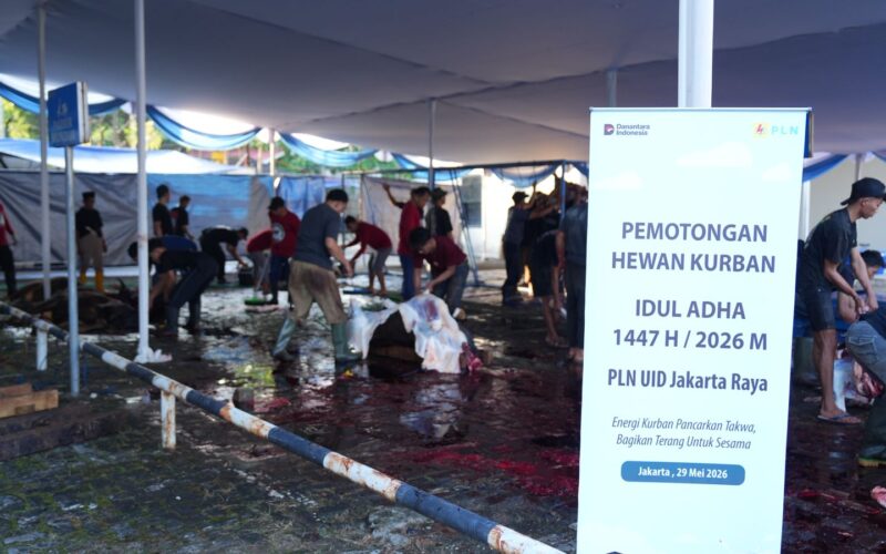 Tebar Kebahagian Idul Adha, 255 Hewan Kurban PLN UID Jakarta Raya Jangkau Ribuan Masyarakat yang Membutuhkan