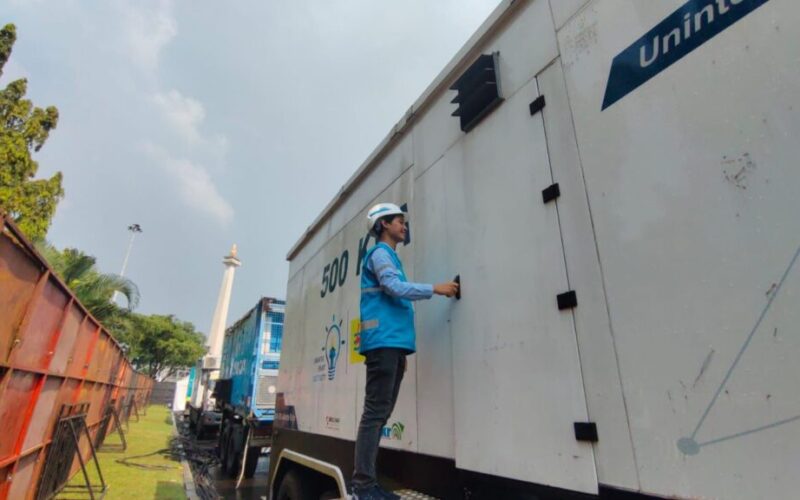 64 Personel PLN Kawal Keandalan Listrik Perayaan Hari Buruh di Monas