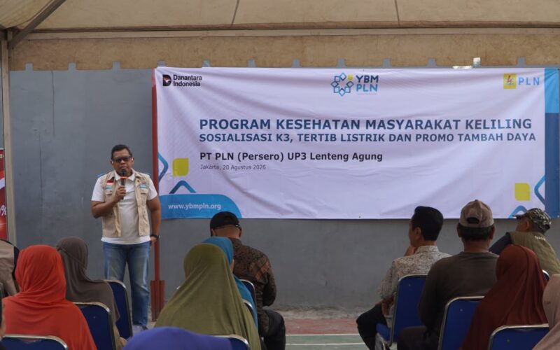 PLN Bersama YBM PLN Hadirkan Layanan Kesehatan, Edukasi K3, dan Promo Tambah Daya untuk Warga Lenteng Agung
