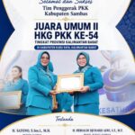 Pemkab Sambas Ucapkan Selamat Kepada Tim Penggerak PKK