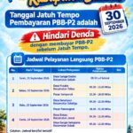 Jatuh Tempo PBB-P2 Sambas 30 September 2026, Warga Diimbau Membayar Tepat Waktu