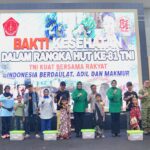 Sambut HUT ke-81 TNI, Kodam XII/Tpr Gelar Bakti Kesehatan Donor Darah dan Khitanan Massal