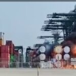 Terminal Kontainer di Kawasan NPCT 1 Pelabuhan Tanjung Priok Terbakar